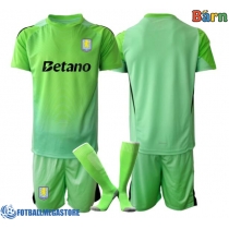 Fotballdrakt Barn Aston Villa Keeper Bortedraktsett 2025-26 Kortermet (+ Korte bukser)